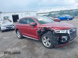 2018 Audi Q5 Premium Plus with VIN WA1BNAFY1J2036129, listed as a IAAI auction lot 42637234 with 75,016 mi miles and . Bid and sale history available at DreamBid. Image 1.