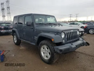 2018 Jeep Wrangler Unlimited Sport with VIN 1C4BJWDG5JL875249, listed as a Copart auction lot 53929595 with 73,776 mi miles and Salvage Title. Bid and sale history available at DreamBid. Image 4.