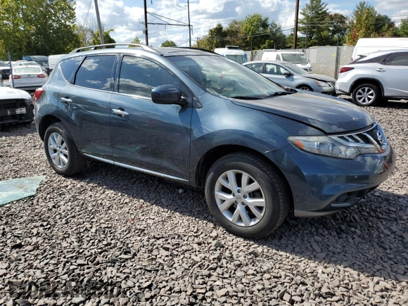 2012 Nissan Murano SL with VIN JN8AZ1MW1CW200695, listed as a Copart auction lot 71716334 with 170,638 mi miles and Salvage Title. Bid and sale history available at carsss.com. Image 4.