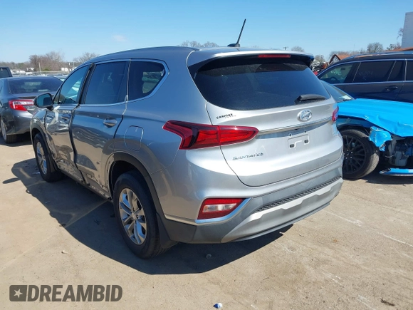 2020 Hyundai Santa Fe Essential with VIN 5NMS2CAD2LH285861, listed as a IAAI auction lot 41663398 with 37,756 mi miles. Bid and sale history available at carsss.com. Image 3.