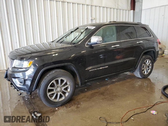 2014 Jeep Grand Cherokee Limited z VIN 1C4RJFBG4EC294770, wystawiony jako Copart lot #57468985 z przebiegiem 190 989 mil mil oraz Szkoda całkowita • Salvage title. Historia ofert i sprzedaży dostępna na DreamBid. Obrazek 1.