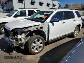 2017 GMC Terrain SLT z VIN 2GKFLUE33H6280631, wystawiony jako Copart lot #46375795 z przebiegiem 85 390 mil mil oraz Nie do naprawy. Historia ofert i sprzedaży dostępna na DreamBid. Obrazek 1.