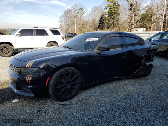 2017 Dodge Charger SE with VIN 2C3CDXBGXHH575478, listed as a Copart auction lot 49606985 with 183,409 mi miles and Salvage Title. Bid and sale history available at carsss.com. Image 1.