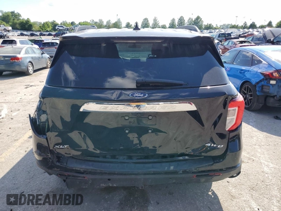 2022 Ford Explorer XLT с VIN 1FMSK8DH0NGA73896, выставлен на аукционе Copart как лот 62668785 с пробегом 21 058 миль миль и Списание • Salvage title. История ставок и продаж доступна на DreamBid. Изображение 6.