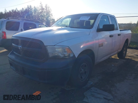 2014 Ram 1500 Tradesman with VIN 1C6RR6FGXES424342, listed as a IAAI auction lot 41393199 with 224,891 mi miles and . Bid and sale history available at DreamBid. Image 2.