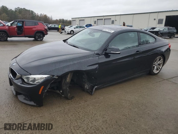 2014 BMW 4 Series 428i with VIN WBA3N7C51EK222053, listed as a Copart auction lot 84374364 with 110,888 mi miles and Salvage Title. Bid and sale history available at DreamBid. Image 1.