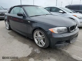 2013 BMW 1 Series 135i with VIN WBAUN7C57DVM27734, listed as a Copart auction lot 74684724 with 0 mi miles and Non Repairable. Bid and sale history available at carsss.com. Image 4.