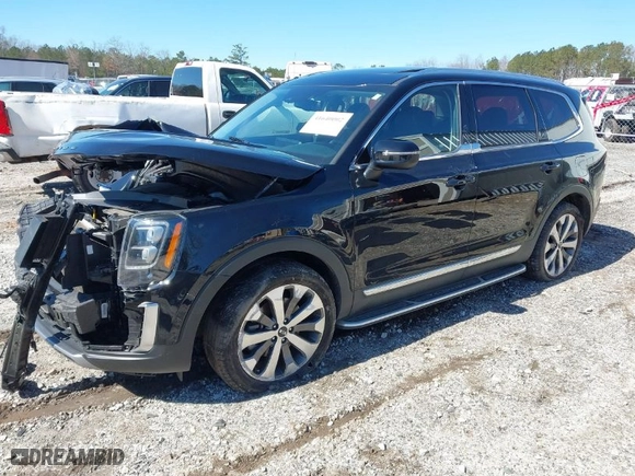 2021 Kia Telluride EX with VIN 5XYP34HC7MG170724, listed as a IAAI auction lot 41640002 with 36,812 mi miles. Bid and sale history available at carsss.com. Image 2.