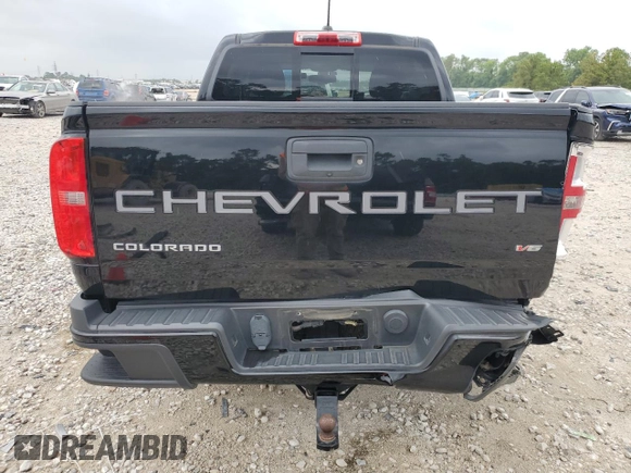 2021 Chevrolet Colorado 2WD LT z VIN 1GCGSCEN0M1147174, wystawiony jako Copart lot #55946875 z przebiegiem 61 430 mil mil oraz Szkoda całkowita • Salvage title. Historia ofert i sprzedaży dostępna na DreamBid. Obrazek 6.