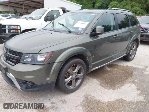 2017 Dodge Journey Crossroad Plus with VIN 3C4PDDGG5HT541976, listed as a IAAI auction lot 42180301 with 180,839 mi miles and . Bid and sale history available at DreamBid. Image 2.