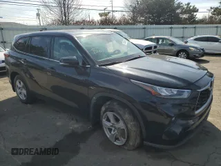 2020 Toyota Highlander LE with VIN 5TDZZRAH6LS503801, listed as a Copart auction lot 47546565 with 86,379 mi miles and Salvage title. Bid and sale history available at DreamBid. Image 4.