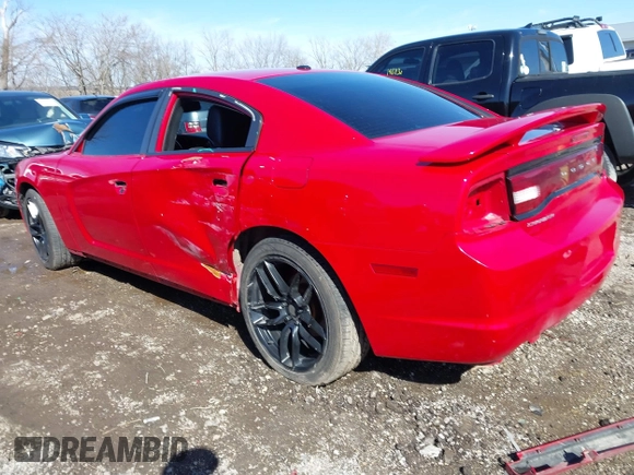 2012 Dodge Charger SXT with VIN 2C3CDXHG7CH264185, listed as a IAAI auction lot 41676948 with 190,980 mi miles. Bid and sale history available at carsss.com. Image 6.