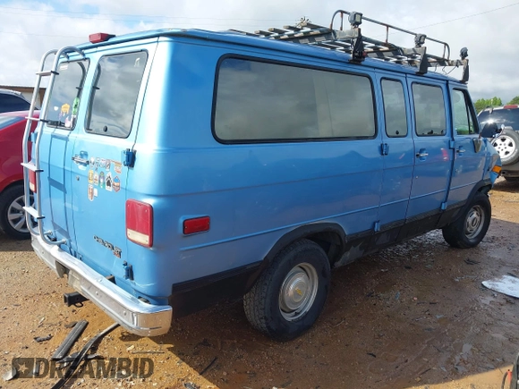 1995 Chevrolet Chevy Van z VIN 1GNEG25Z4SF221421, wystawiony jako IAAI lot #42003616 z przebiegiem 196 007 mil mil oraz . Historia ofert i sprzedaży dostępna na DreamBid. Obrazek 4.