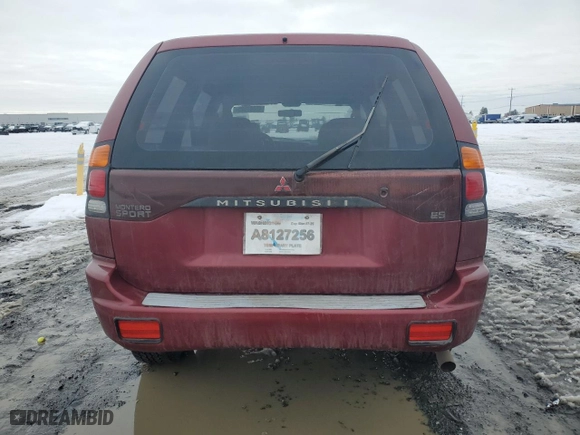 2001 Mitsubishi Montero Sport ES with VIN JA4LS21H81P057122, listed as a Copart auction lot 45893525 with 118,633 mi miles and Salvage Title. Bid and sale history available at carsss.com. Image 6.