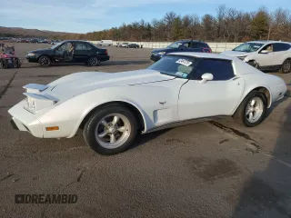 1977 Chevrolet Corvette with VIN 1237L5446940, listed as a Copart auction lot 42461375 with 47,599 mi miles and Salvage title. Bid and sale history available at DreamBid. Image 1.