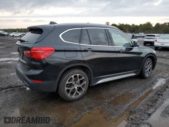 2022 BMW X1 sDrive28i with VIN WBXJG7C02N5V27166, listed as a Copart auction lot 72874052 with 13,372 mi miles. Bid and sale history available at carsss.com. Image 3.
