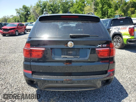 2011 BMW X5 35d with VIN 5UXZW0C58BL662048, listed as a Copart auction lot 55648975 with 166,291 mi miles and Salvage title. Bid and sale history available at DreamBid. Image 6.
