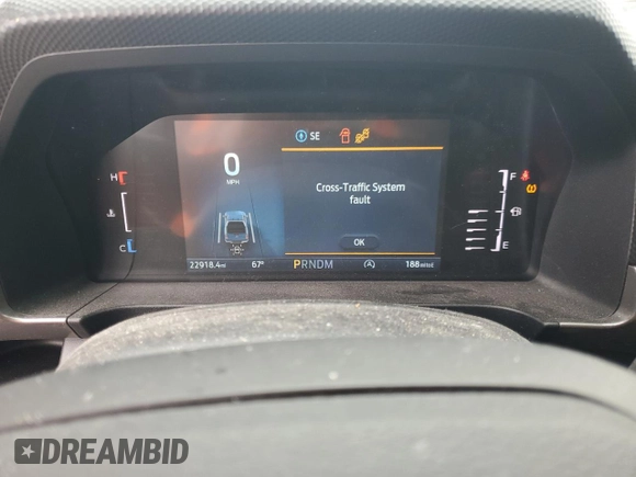 2024 Ford Ranger XLT with VIN 1FTER4HH5RLE09913, listed as a Copart auction lot 54896735 with 22,918 mi miles and Salvage title. Bid and sale history available at DreamBid. Image 9.