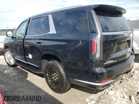 2023 Cadillac Escalade 4WD Luxury with VIN 1GYS4AKL2PR422989, listed as a Copart auction lot 76705344 with Not provided miles and Non repairable. Bid and sale history available at DreamBid. Image 2.