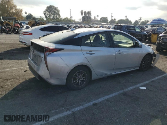 2017 Toyota Prius Two with VIN JTDKBRFU8H3567035, listed as a Copart auction lot 86498194 with 66,994 mi miles and Salvage Title. Bid and sale history available at DreamBid. Image 3.