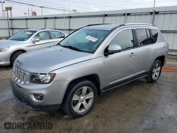 2016 Jeep Compass High Altitude z VIN 1C4NJCEA9GD716047, wystawiony jako Copart lot #59489505 z przebiegiem 103 827 mil mil oraz Czysty tytuł • Clean title. Historia ofert i sprzedaży dostępna na DreamBid. Obrazek 1.