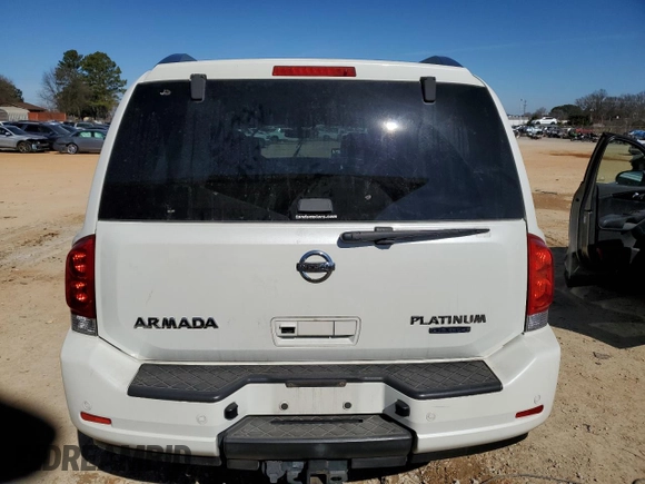 2015 Nissan Armada Platinum z VIN 5N1BA0NF1FN603453, wystawiony jako Copart lot #46428755 z przebiegiem Nie podano mil oraz Szkoda całkowita • Salvage title. Historia ofert i sprzedaży dostępna na DreamBid. Obrazek 6.