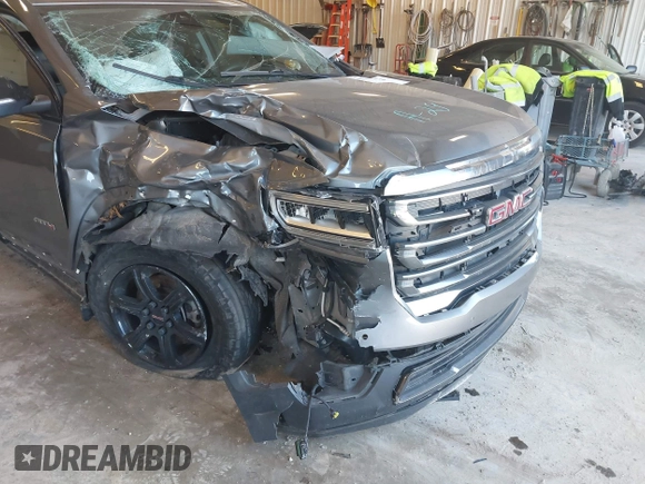 2021 GMC Acadia AT4 with VIN 1GKKNLLS7MZ208472, listed as a IAAI auction lot 42217842 with 70,175 mi miles and . Bid and sale history available at DreamBid. Image 6.