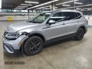 2024 Volkswagen Tiguan SE с VIN 3VV2B7AX0RM107682, выставлен на аукционе Copart как лот 63655555 с пробегом 46 998 миль миль и Чистый • Clean title. История ставок и продаж доступна на DreamBid. Изображение 1.