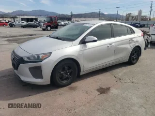 2018 Hyundai Ioniq Blue z VIN KMHC65LCXJU076605, wystawiony jako Copart lot #46302835 z przebiegiem 106 742 mil mil oraz Szkoda całkowita • Salvage title. Historia ofert i sprzedaży dostępna na DreamBid. Obrazek 1.