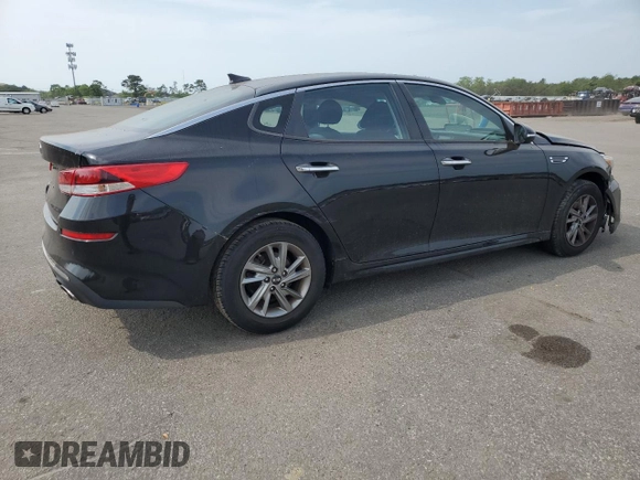 2019 Kia Optima LX z VIN 5XXGT4L38KG306870, wystawiony jako Copart lot #58982325 z przebiegiem 48 421 mil mil oraz Szkoda całkowita • Salvage title. Historia ofert i sprzedaży dostępna na DreamBid. Obrazek 3.