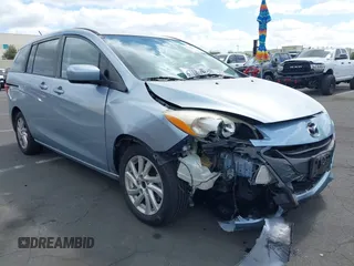 2012 Mazda 5 Sport with VIN JM1CW2BL1C0127326, listed as a IAAI auction lot 41905401 with 236,475 mi miles. Bid and sale history available at carsss.com. Image 1.