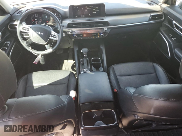 2022 Kia Telluride LX with VIN 5XYP2DHC1NG292886, listed as a Copart auction lot 50058115 with 51,235 mi miles and Salvage title. Bid and sale history available at DreamBid. Image 8.