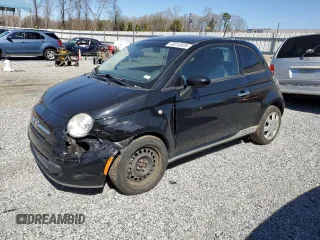 2015 FIAT 500 Pop with VIN 3C3CFFAR9FT750069, listed as a Copart auction lot 49315925 with 101,661 mi miles and Salvage Title. Bid and sale history available at carsss.com. Image 1.