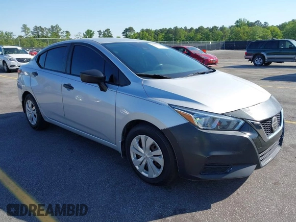 2020 Nissan Versa S with VIN 3N1CN8DV7LL811887, listed as a IAAI auction lot 42064948 with 115,490 mi miles. Bid and sale history available at carsss.com. Image 1.