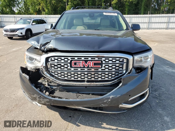 2019 GMC Acadia Denali with VIN 1GKKNXLS1KZ134793, listed as a Copart auction lot 59439115 with 58,427 mi miles and Salvage title. Bid and sale history available at DreamBid. Image 5.