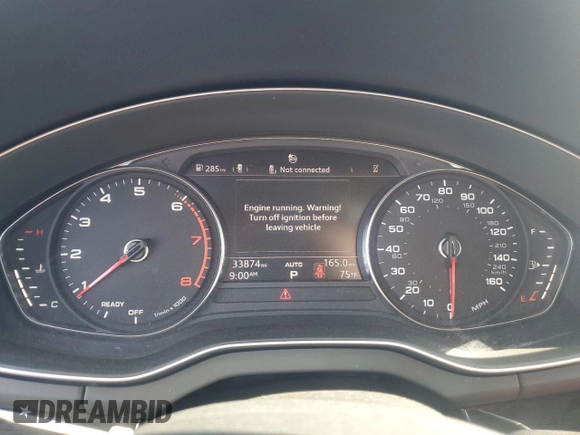 2020 Audi Q5 Premium with VIN WA1ANAFYXL2034037, listed as a Copart auction lot 63627825 with 33,874 mi miles and Salvage title. Bid and sale history available at DreamBid. Image 9.