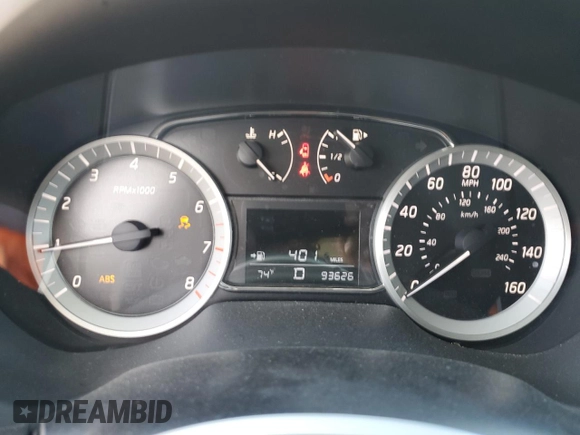 2015 Nissan Sentra SV with VIN 3N1AB7AP8FL679775, listed as a Copart auction lot 54896885 with 93,626 mi miles and Salvage Title. Bid and sale history available at DreamBid. Image 9.