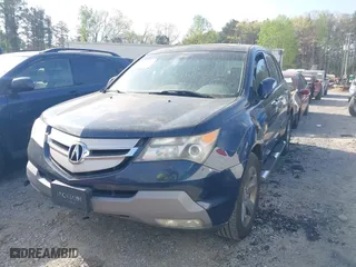 2009 Acura MDX Sport/Pwr Tail Gate with VIN 2HNYD28769H504947, listed as a IAAI auction lot 41953558 with 265,294 mi miles. Bid and sale history available at carsss.com. Image 2.