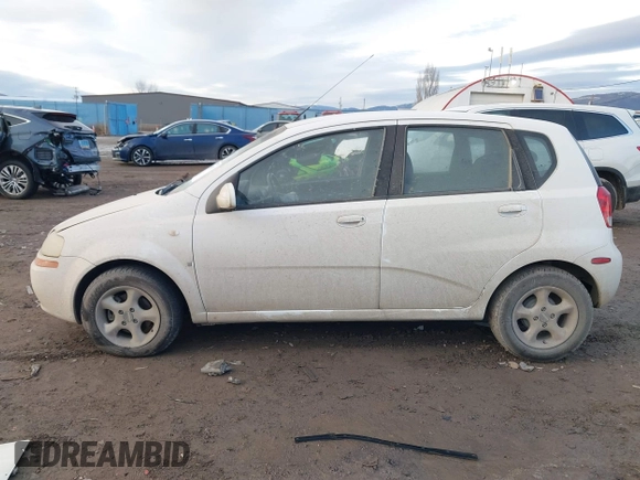 2008 Chevrolet Aveo LS with VIN KL1TD66618B260365, listed as a IAAI auction lot 41145093 with Not Provided miles and . Bid and sale history available at DreamBid. Image 13.