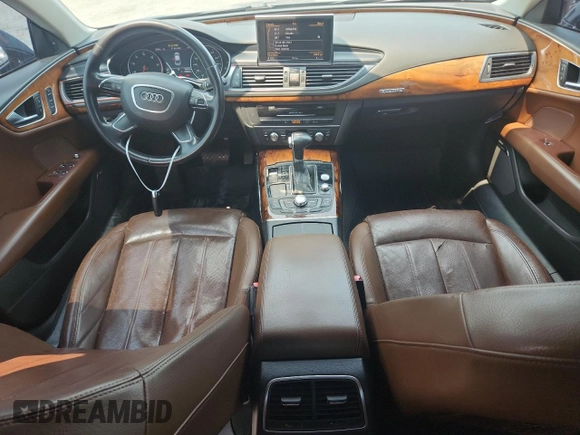 2012 Audi A7 Prestige with VIN WAU2GAFC1CN081915, listed as a Copart auction lot 59494105 with 169,556 mi miles and Salvage title. Bid and sale history available at DreamBid. Image 8.