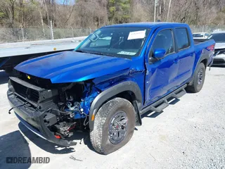 2025 Nissan Frontier PRO-4X with VIN 1N6ED1EK0SN614348, listed as a IAAI auction lot 41826627 with 6,931 mi miles. Bid and sale history available at carsss.com. Image 22.