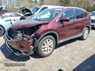 2015 Honda CR-V EX-L with VIN 2HKRM3H73FH553252, listed as a Copart auction lot 50388855 with 114,151 mi miles and Salvage Title. Bid and sale history available at carsss.com. Image 1.