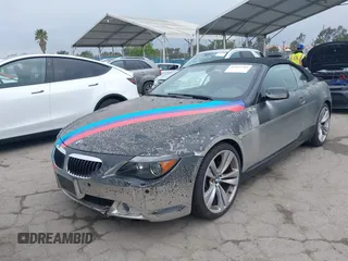 2007 BMW 6 Series 650i with VIN WBAEK13507CN81020, listed as a IAAI auction lot 42167743 with 127,552 mi miles. Bid and sale history available at carsss.com. Image 17.