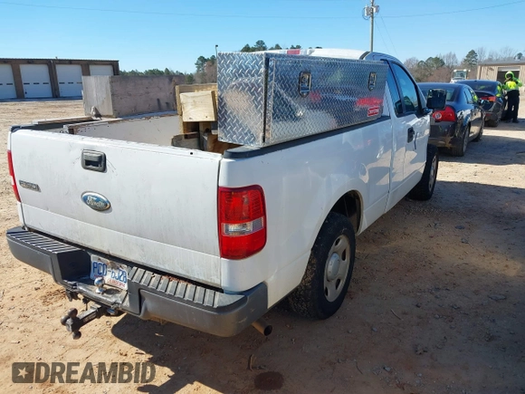 2007 Ford F-150 XL with VIN 1FTRF12W77NA83372, listed as a IAAI auction lot 41628051 with 104,564 mi miles and . Bid and sale history available at DreamBid. Image 4.