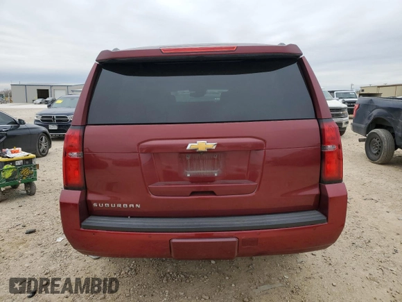 2016 Chevrolet Suburban LT with VIN 1GNSCHKC7GR246465, listed as a Copart auction lot 87720385 with 126,580 mi miles and Salvage Title. Bid and sale history available at carsss.com. Image 6.