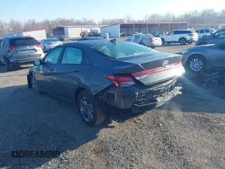 2024 Hyundai Elantra SEL with VIN KMHLM4DG4RU809745, listed as a IAAI auction lot 41768864 with 4,345 mi miles. Bid and sale history available at carsss.com. Image 3.