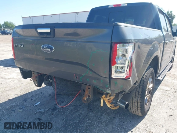 2015 Ford F-150 XL with VIN 1FTEW1CG2FFC70680, listed as a IAAI auction lot 41871782 with 143,875 mi miles. Bid and sale history available at carsss.com. Image 6.