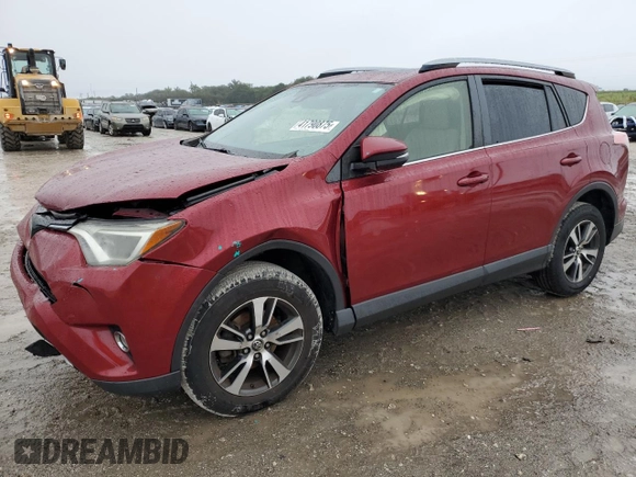 2018 Toyota RAV4 XLE with VIN JTMWFREV0JD130324, listed as a Copart auction lot 41790875 with 236,109 mi miles and Salvage title. Bid and sale history available at DreamBid. Image 1.