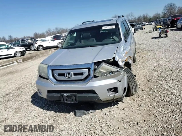 2009 Honda Pilot EX-L with VIN 5FNYF48509B028694, listed as a Copart auction lot 48733735 with 0 mi miles and Salvage Title. Bid and sale history available at carsss.com. Image 11.