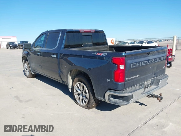 2021 Chevrolet Silverado 1500 LTZ with VIN 3GCUYGED5MG230486, listed as a IAAI auction lot 41815128 with 107,296 mi miles and . Bid and sale history available at DreamBid. Image 3.